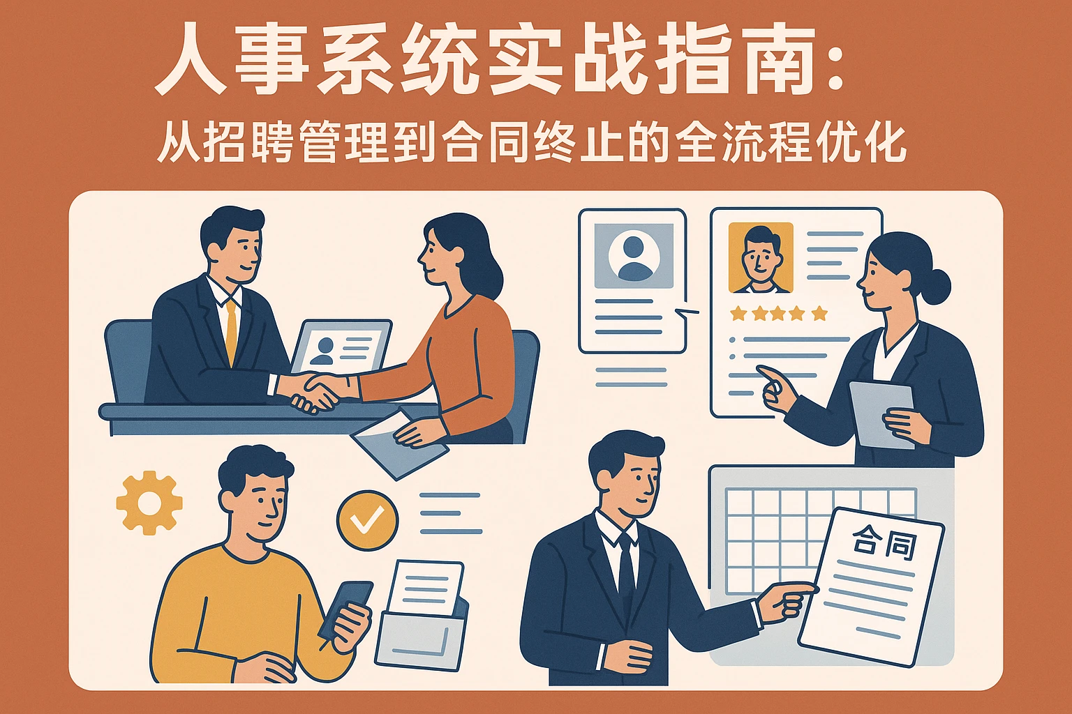 人事系统实战指南：从招聘管理到合同终止的全流程优化