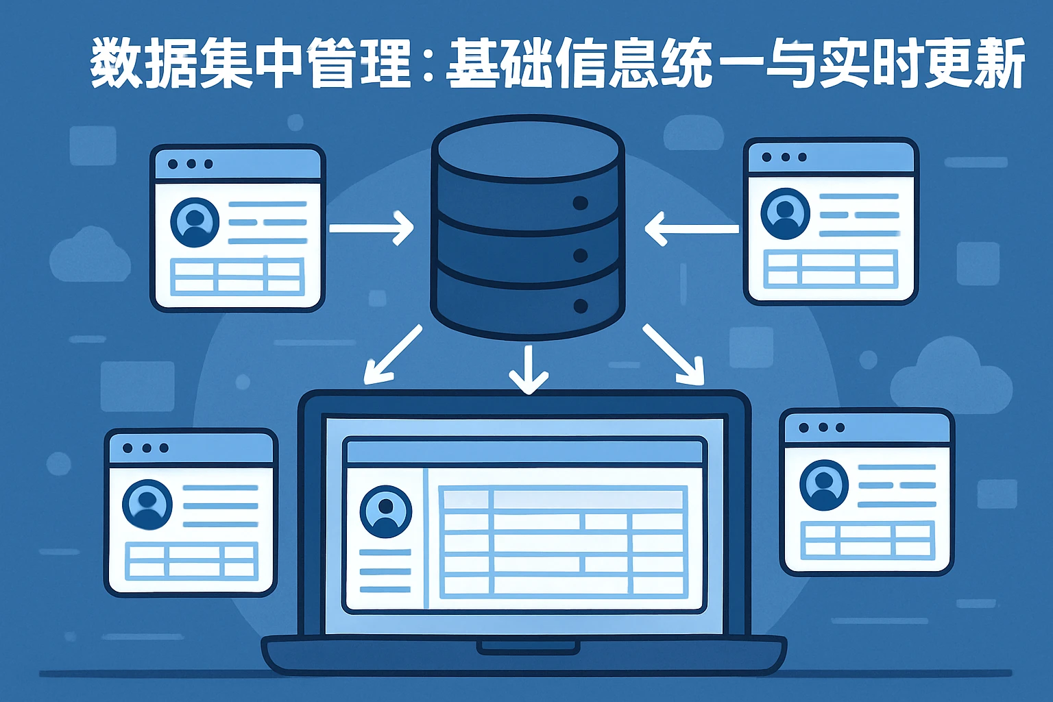 数据集中管理：基础信息的统一与实时更新