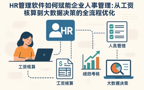HR管理软件如何赋能企业人事管理：从工资核算到大数据决策的全流程优化
