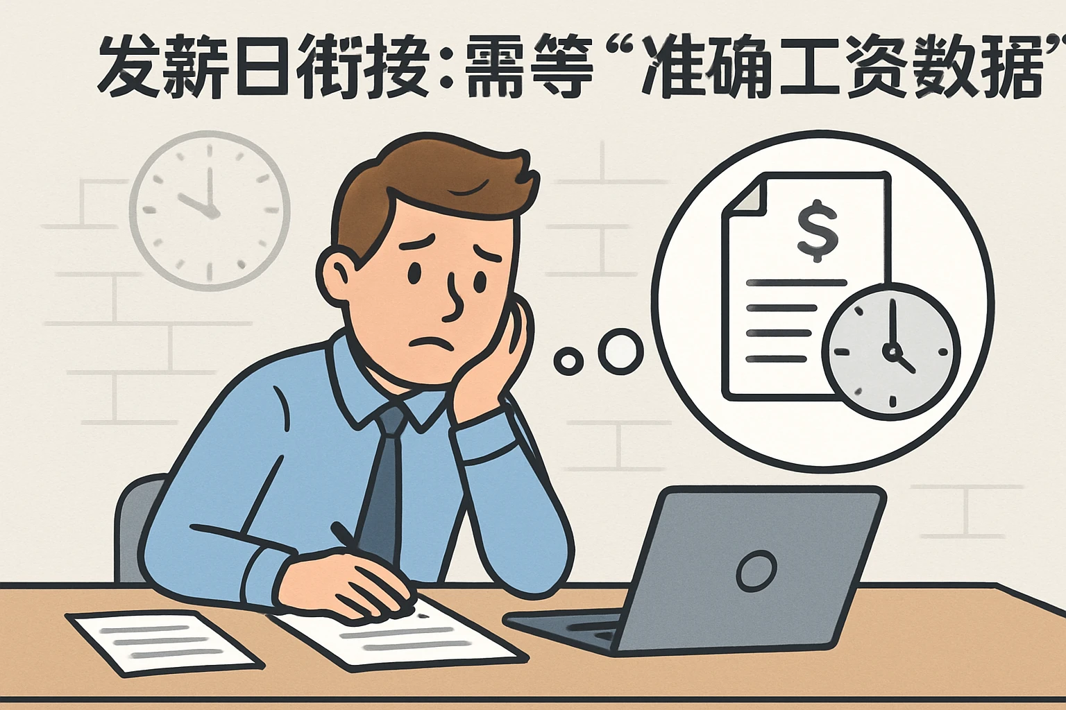2. 发薪日衔接：需等“准确工资数据”