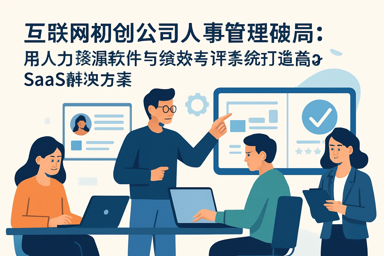 互联网初创公司人事管理破局：用人力资源软件与绩效考评系统打造高效SaaS解决方案