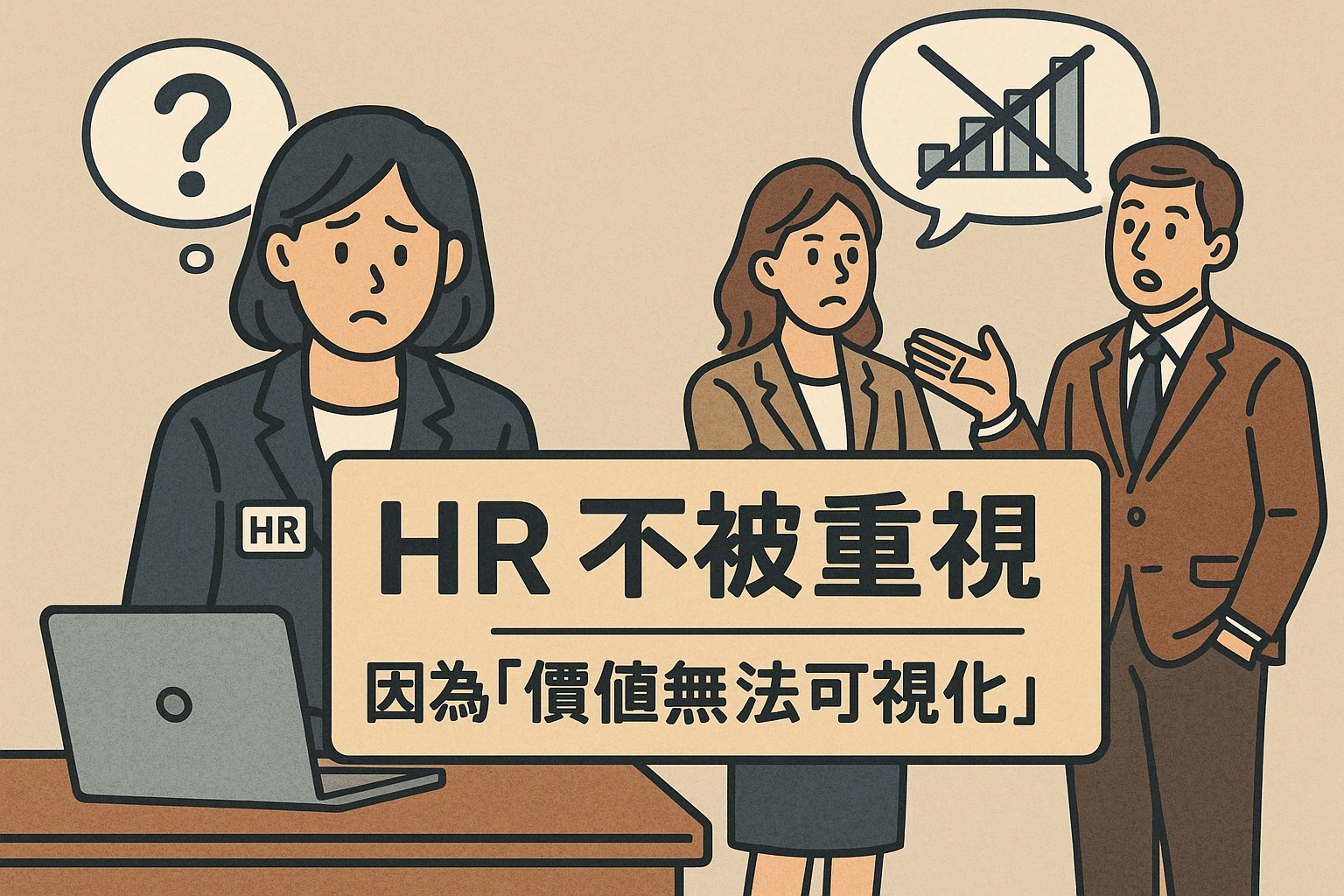 2. HR不被重视：因为“价值无法可视化”