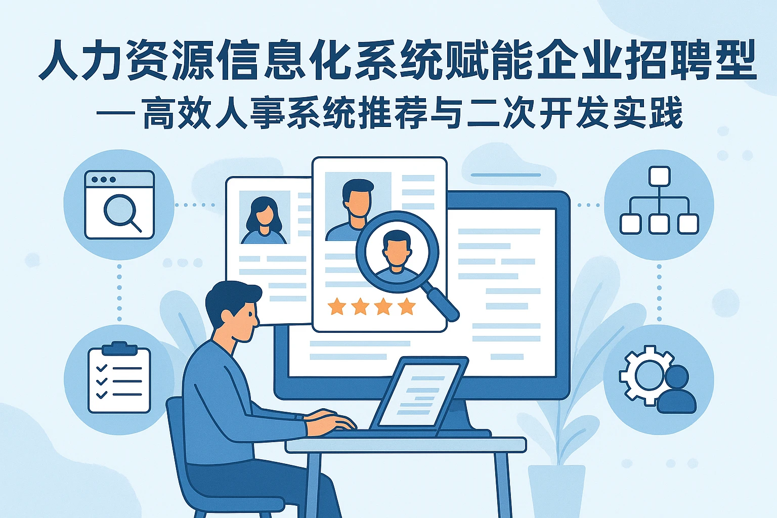 人力资源信息化系统赋能企业招聘转型——高效人事系统推荐与二次开发实践