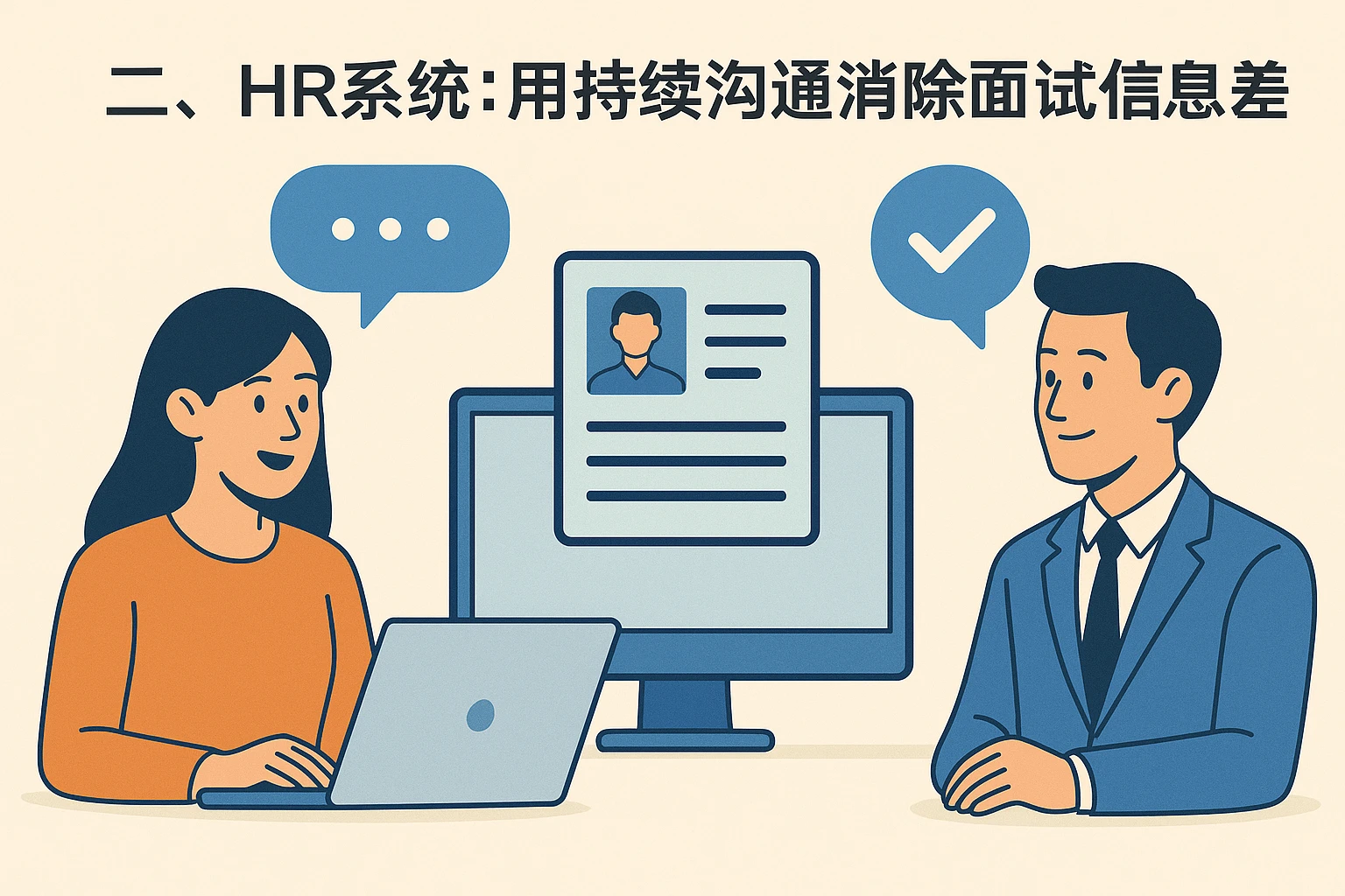 二、HR系统：用持续沟通消除面试后信息差