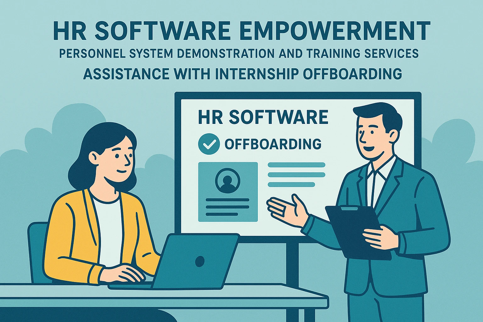 HR管理软件赋能：人事系统演示与培训服务助力实习生离职手续高效管理