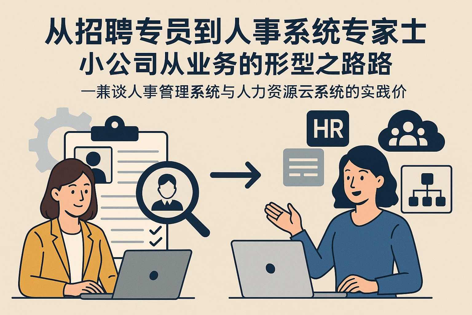从招聘专员到人事系统专家：小公司从业者的转型之路——兼谈人事管理系统与人力资源云系统的实践价值