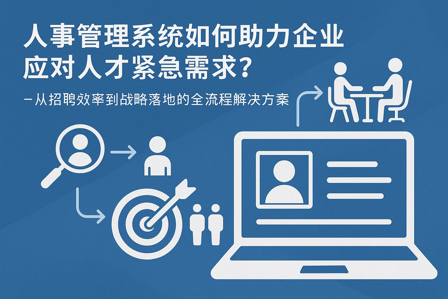 人事管理系统如何助力企业应对人才紧急需求？——从招聘效率到战略落地的全流程解决方案