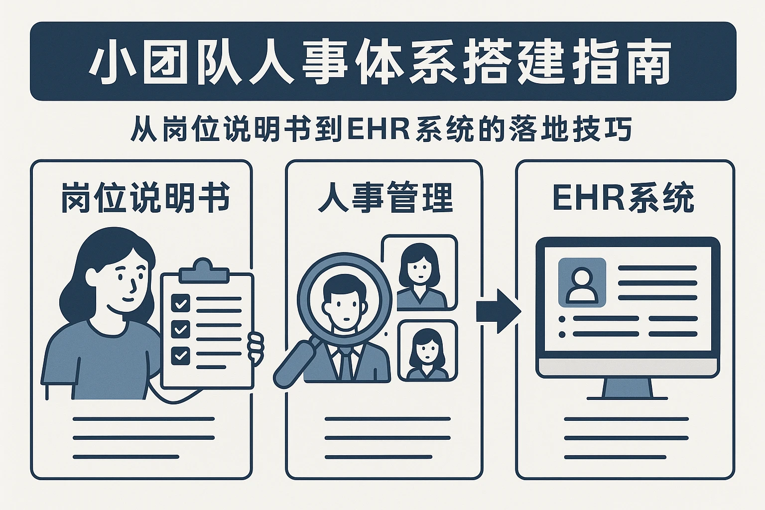 小团队人事体系搭建指南：从岗位说明书到EHR系统的落地技巧