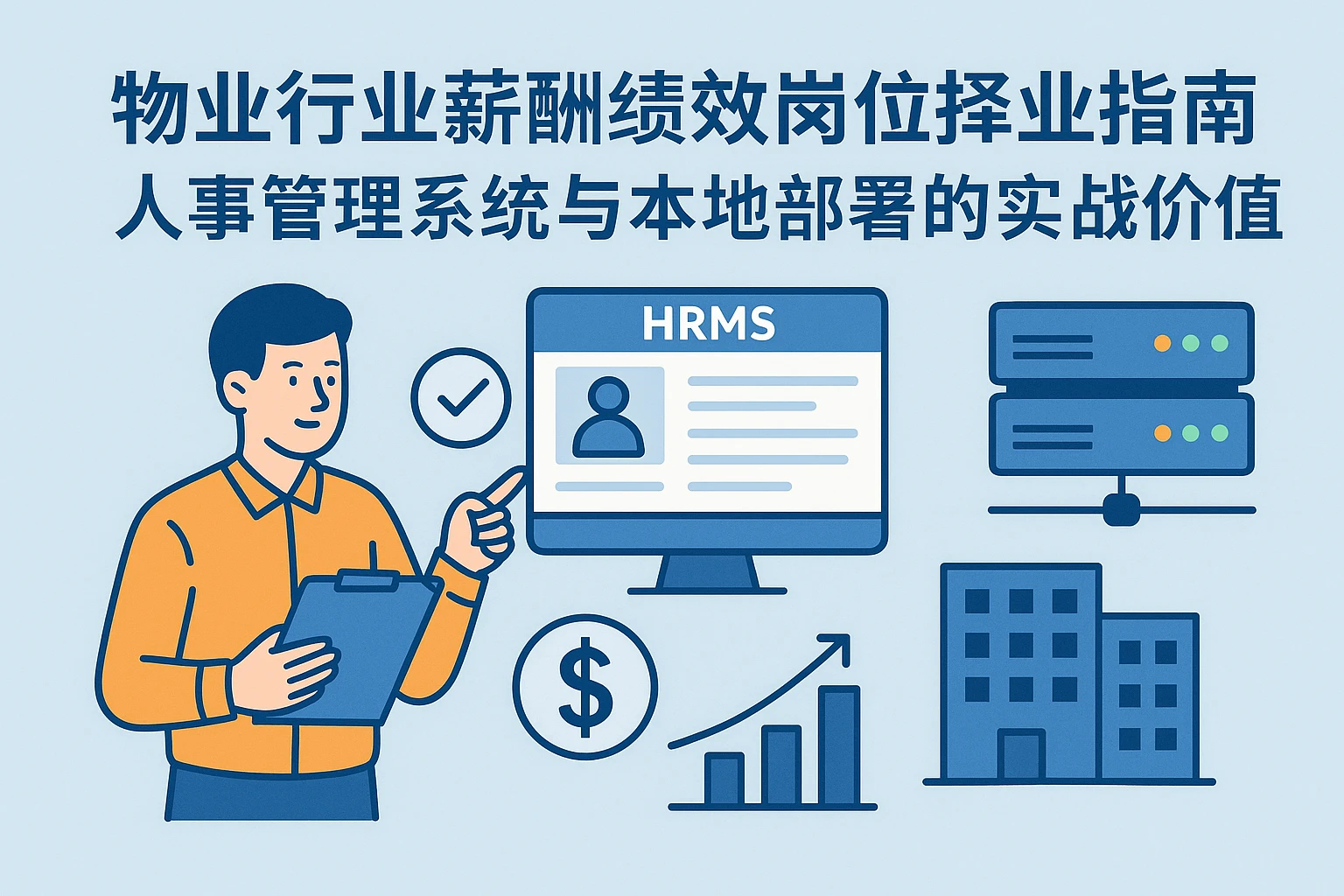 物业行业薪酬绩效岗位择业指南：人事管理系统与本地部署的实战价值