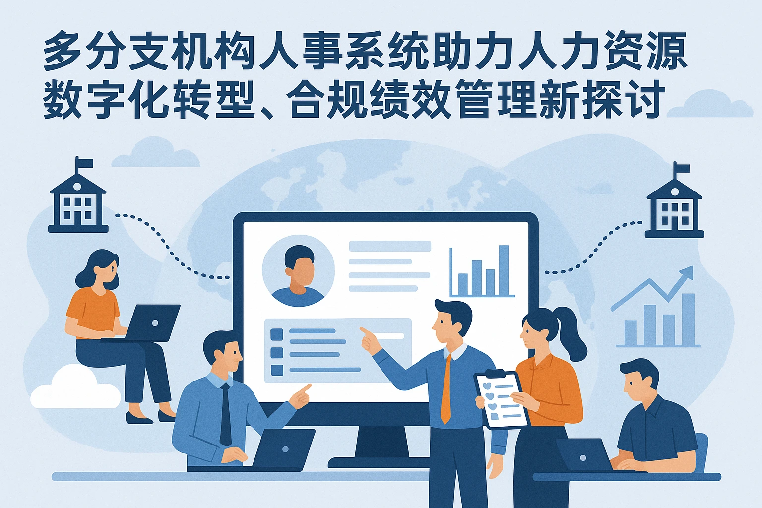 多分支机构人事系统助力人力资源数字化转型，合规绩效管理新探讨