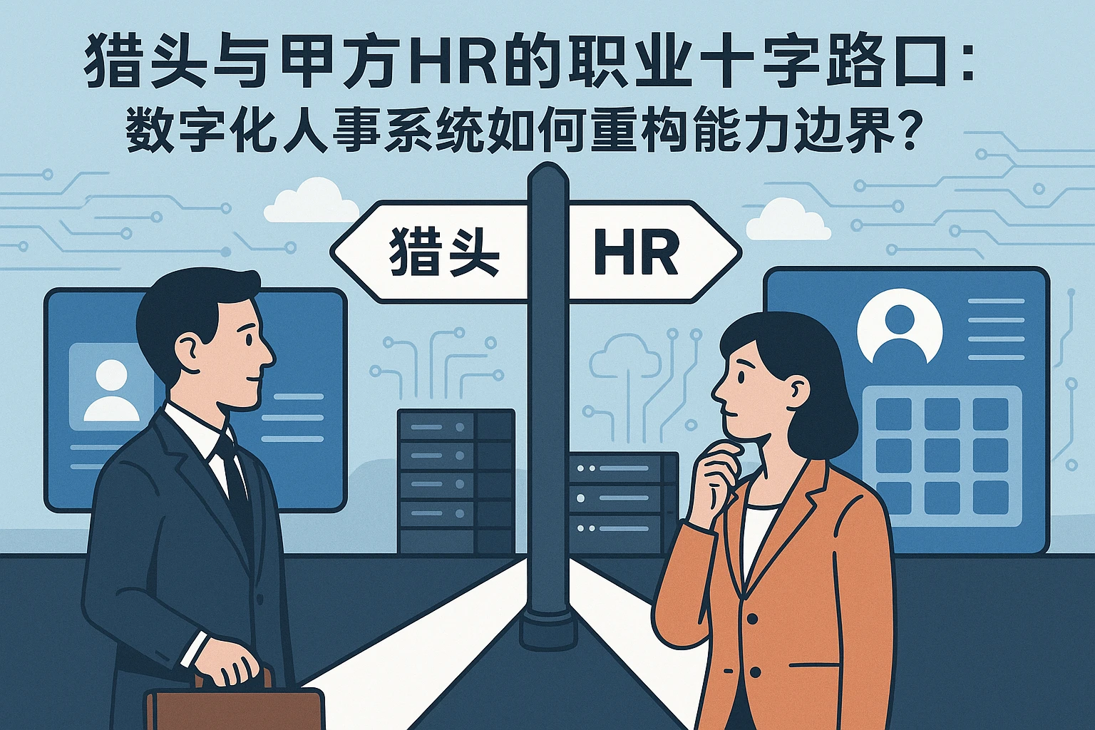 猎头与甲方HR的职业十字路口：数字化人事系统如何重构能力边界？