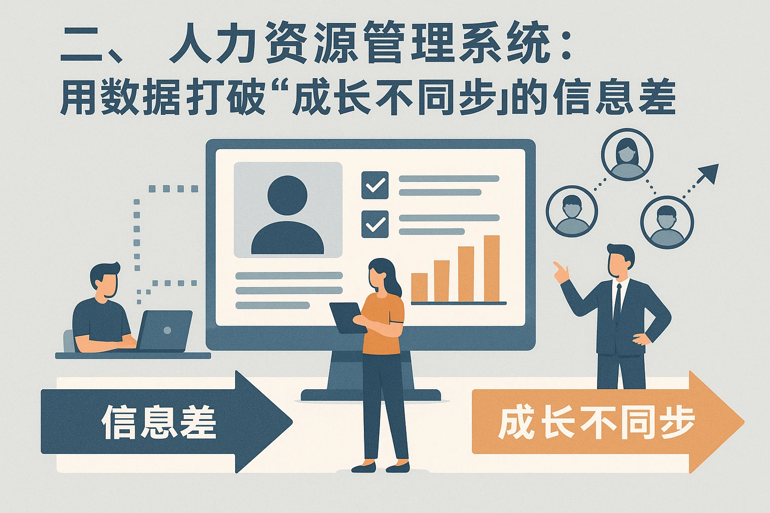 二、人力资源管理系统：用数据打破“成长不同步”的信息差