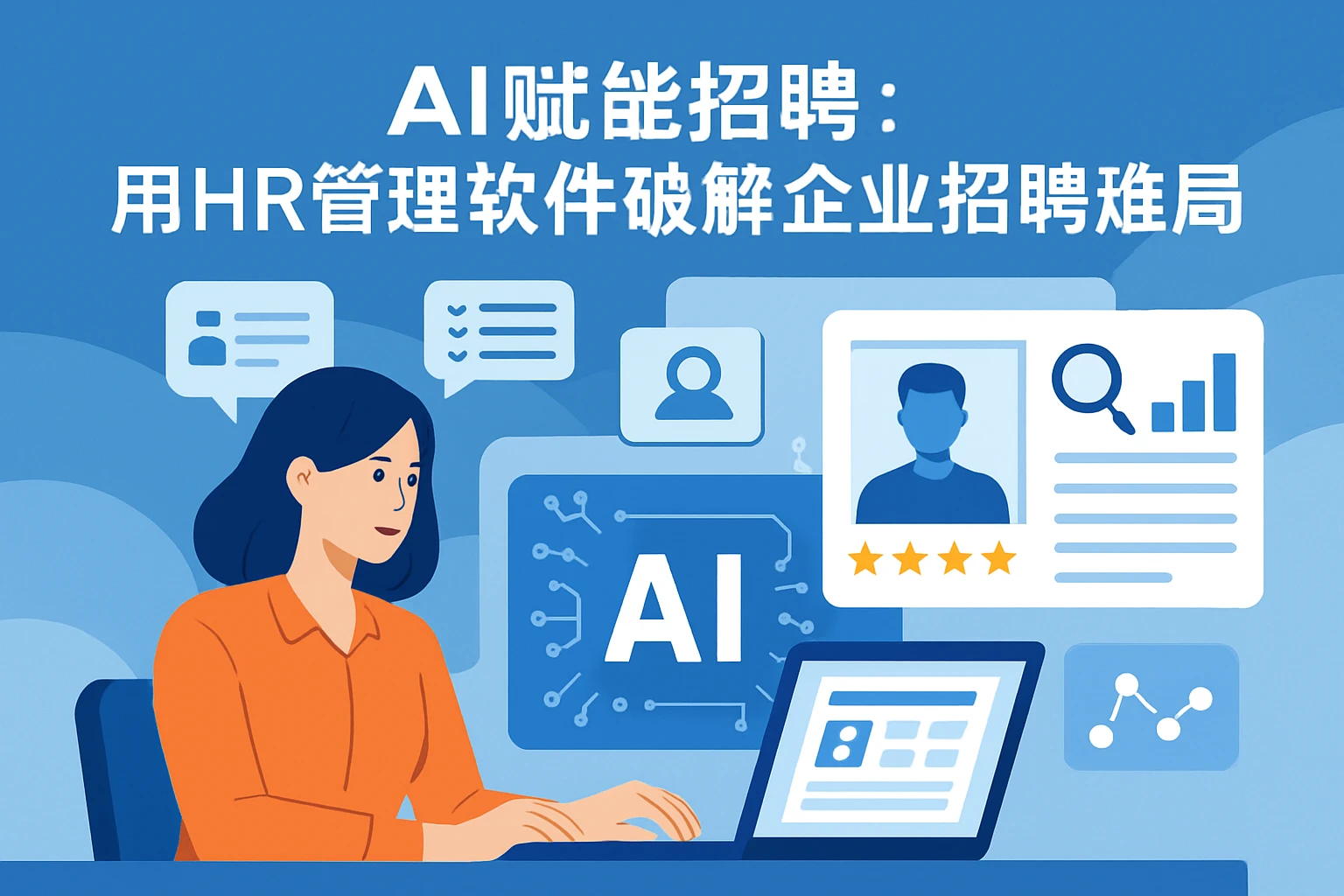 AI赋能招聘：用HR管理软件破解企业招聘难局