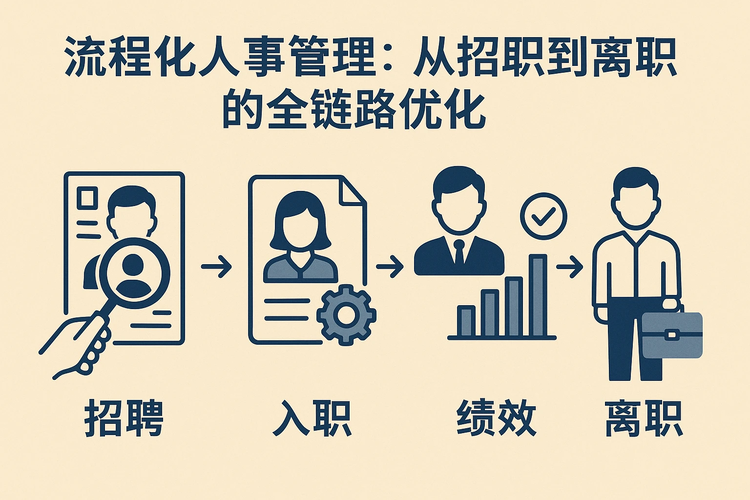 2. 流程化人事管理：从招聘到离职的全链路优化