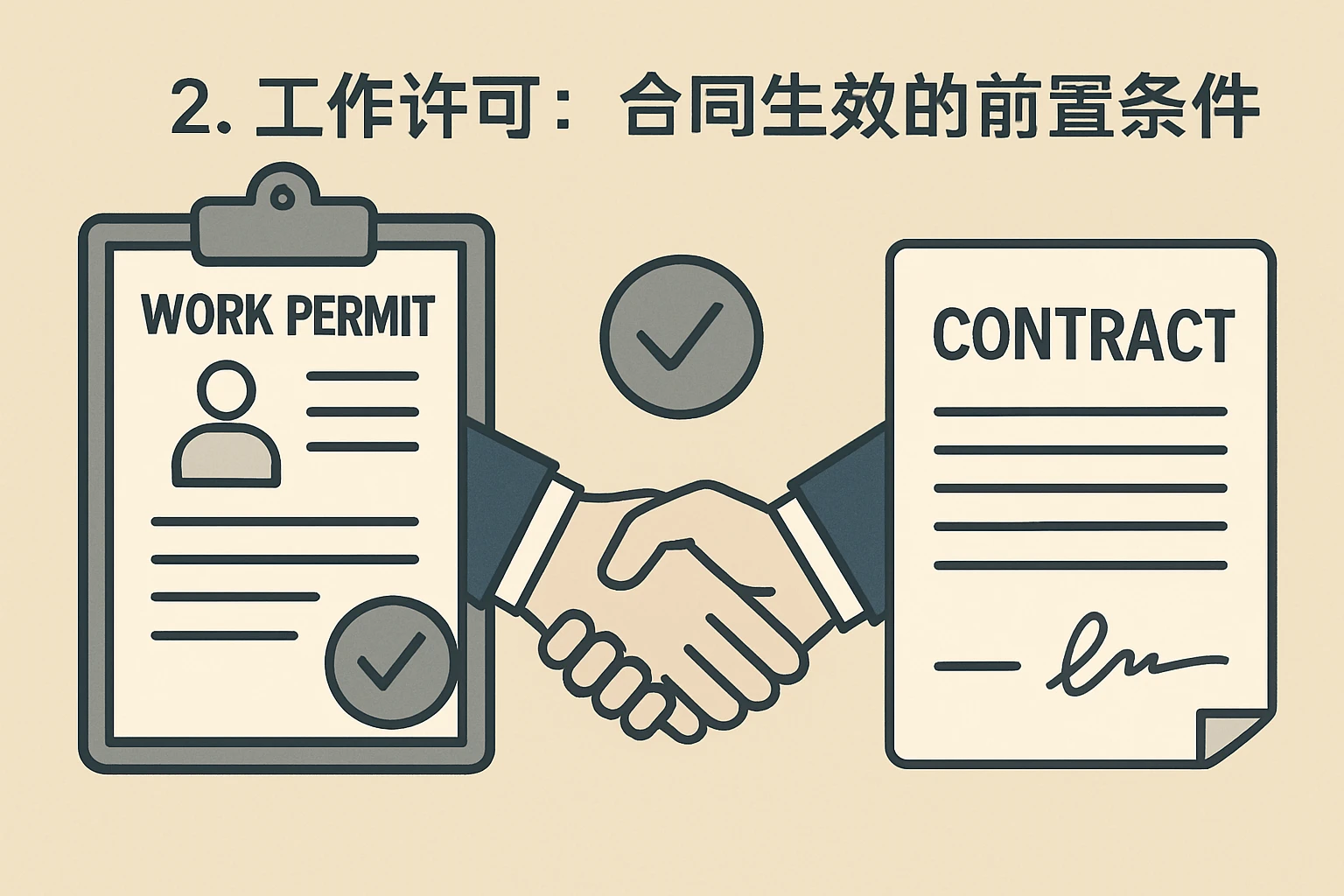 2. 工作许可：合同生效的前置条件