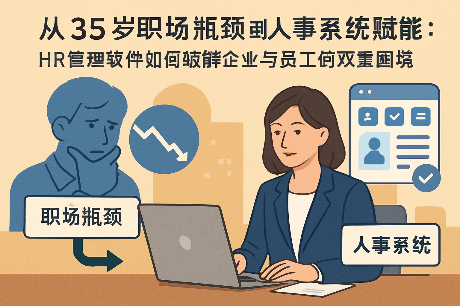从35岁职场瓶颈到人事系统赋能：HR管理软件如何破解企业与员工的双重困境