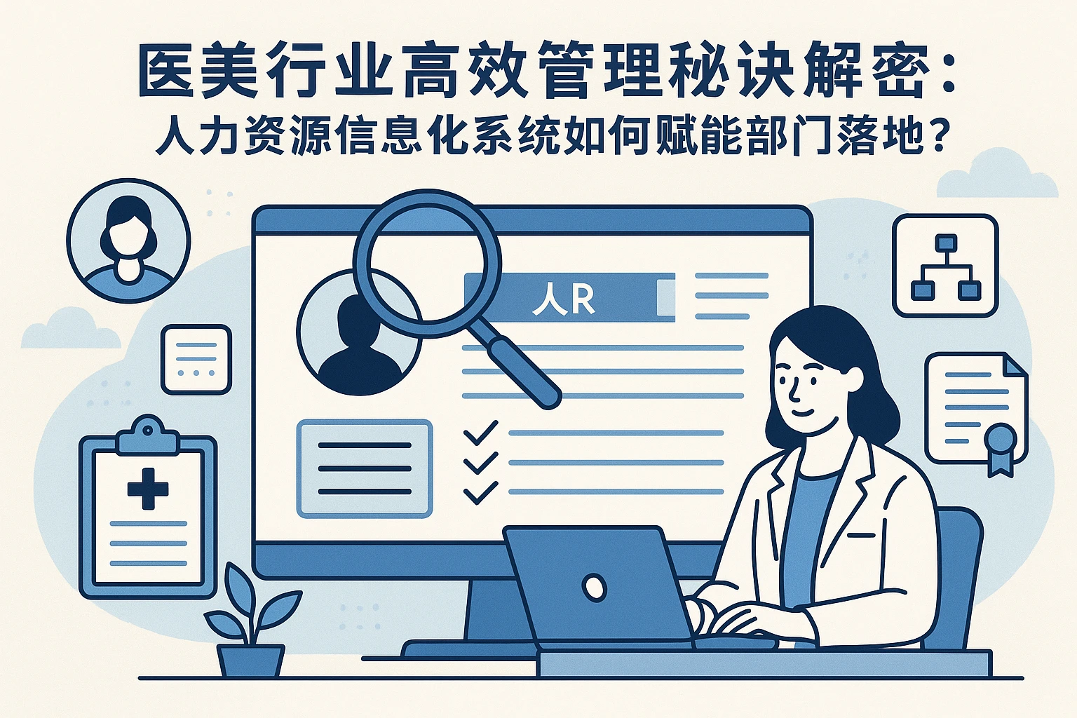 医美行业高效管理秘诀：人力资源信息化系统如何赋能部门制度落地？