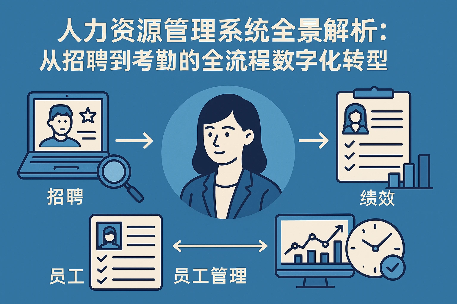 人力资源管理系统全景解析：从招聘到考勤的全流程数字化转型