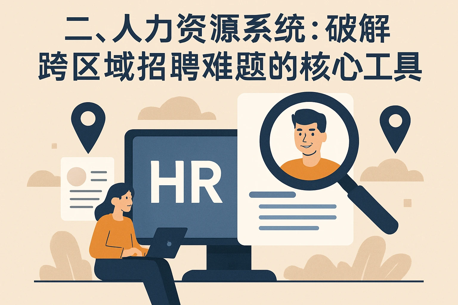 二、人力资源系统：破解跨区域招聘难题的核心工具