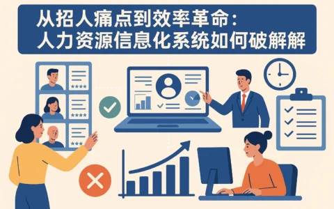 从招人痛点到效率革命：人力资源信息化系统如何破解人事工作核心难题