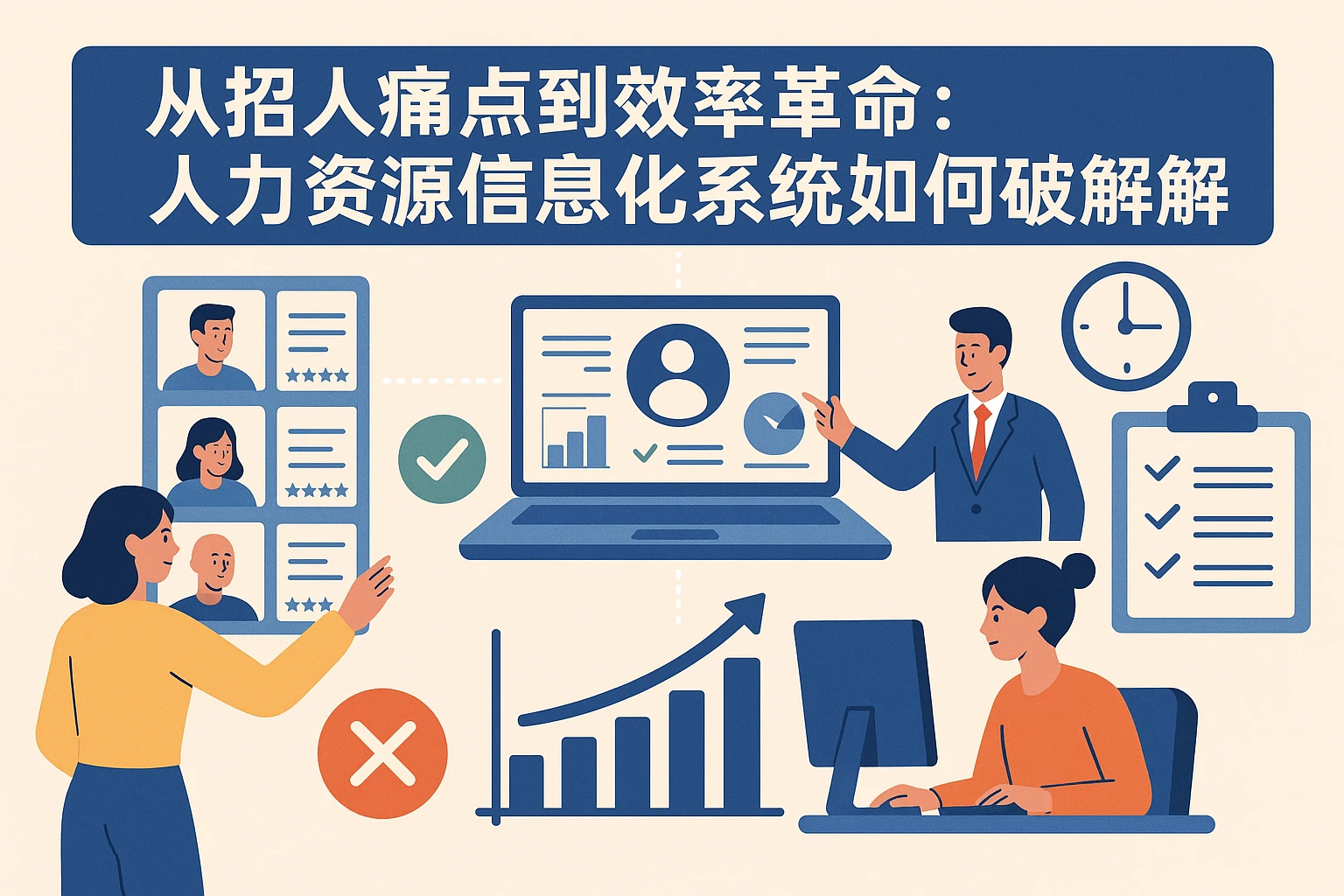 从招人痛点到效率革命：人力资源信息化系统如何破解人事工作核心难题
