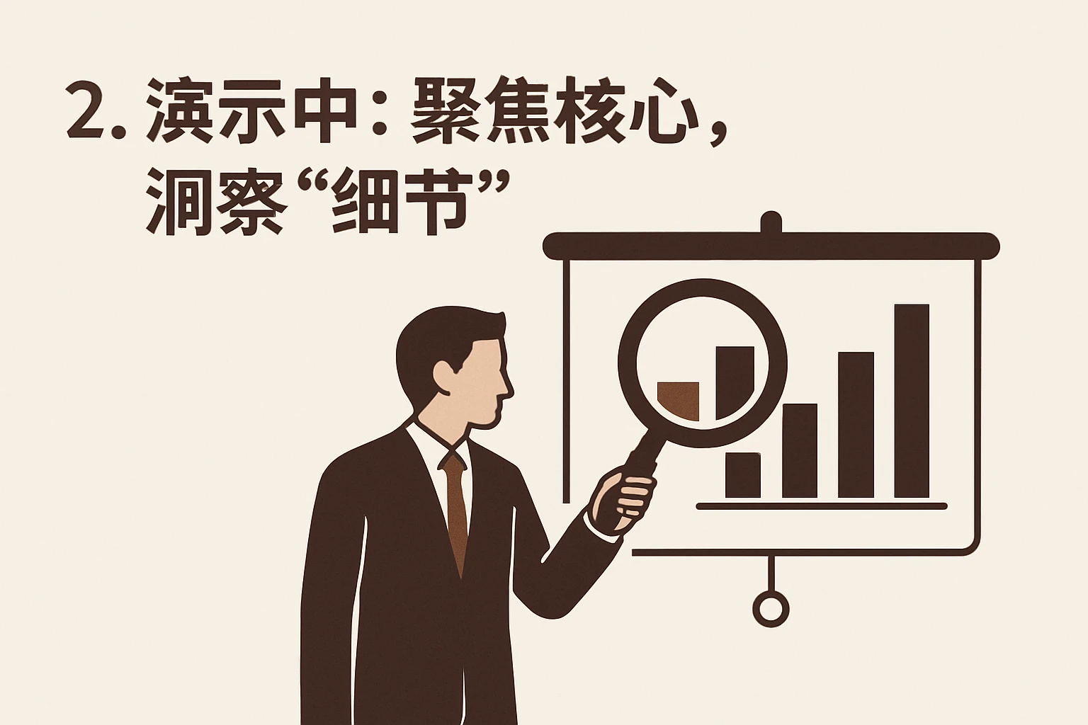 2. 演示中：聚焦核心，洞察“细节”