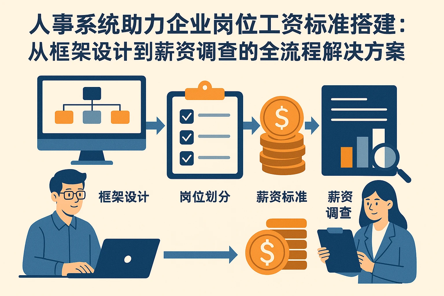 人事系统助力企业岗位工资标准搭建：从框架设计到薪资调查的全流程解决方案