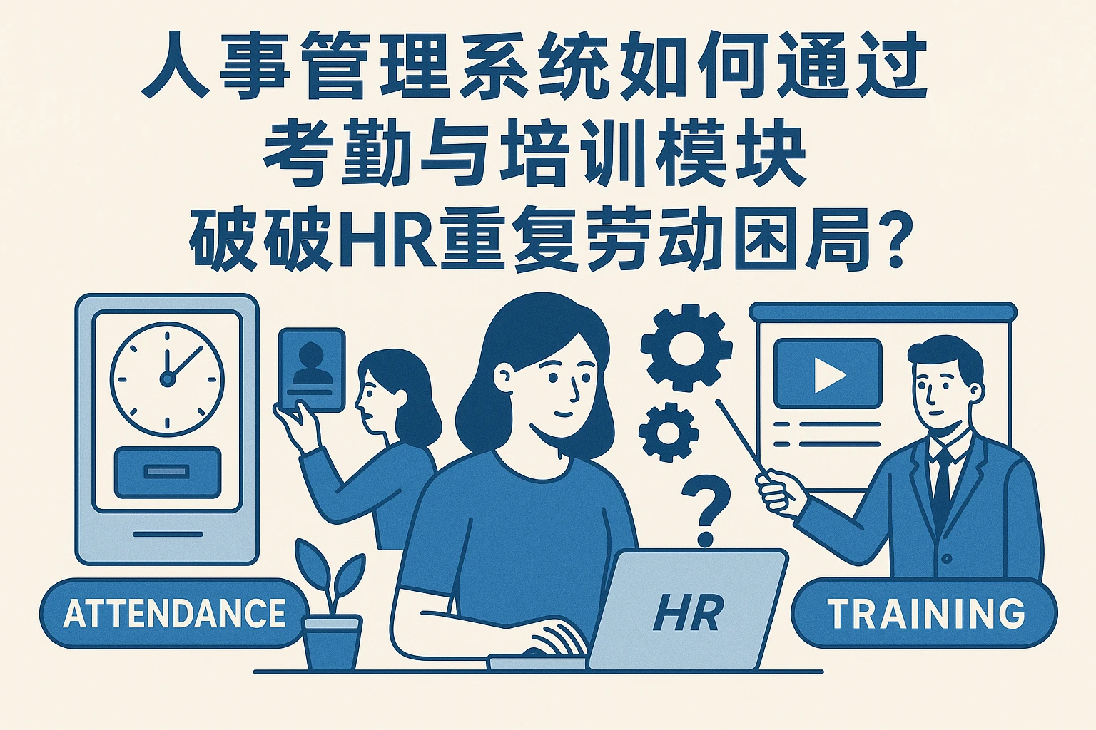 人事管理系统如何通过考勤与培训模块破解HR重复劳动困局？