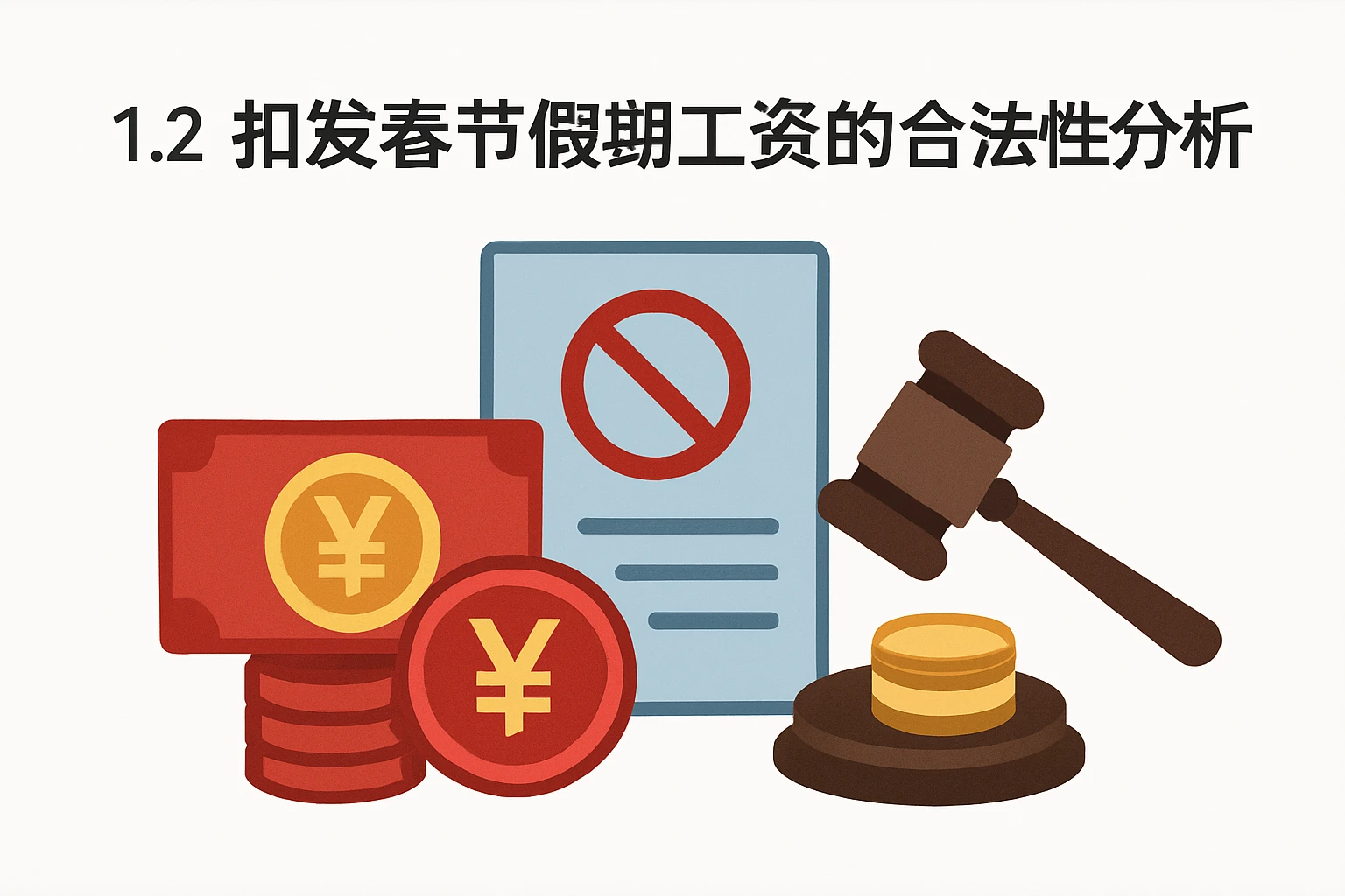 1.2 扣发春节假期工资的合法性分析