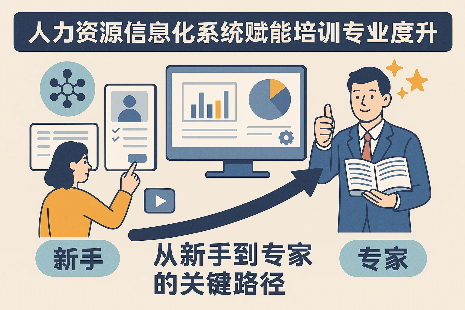 人力资源信息化系统赋能培训专业度提升：从新手到专家的关键路径