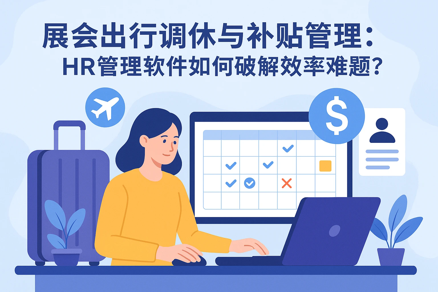 展会出行调休与补贴管理：HR管理软件如何破解效率难题？
