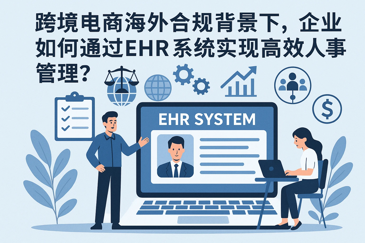 跨境电商海外合规背景下，企业如何通过EHR系统实现高效人事管理？