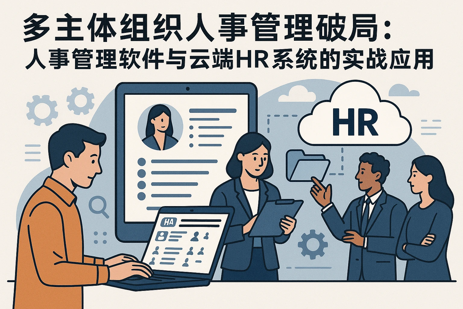 多主体组织人事管理破局：人事管理软件与云端HR系统的实战应用