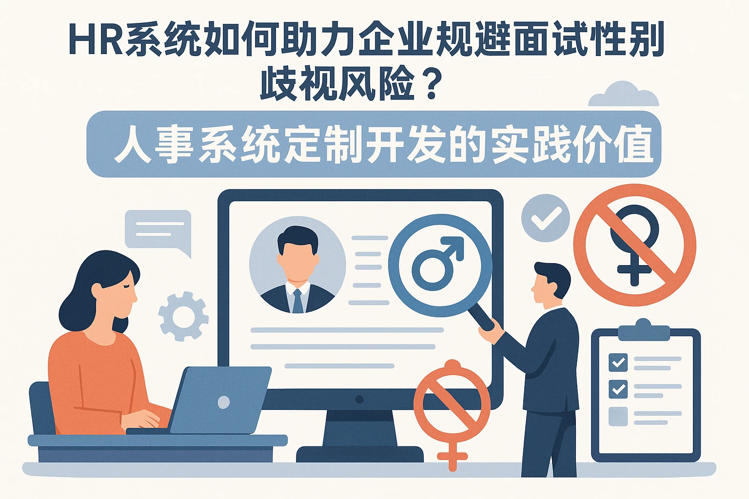 HR系统如何助力企业规避面试性别歧视风险？人事系统定制开发的实践价值