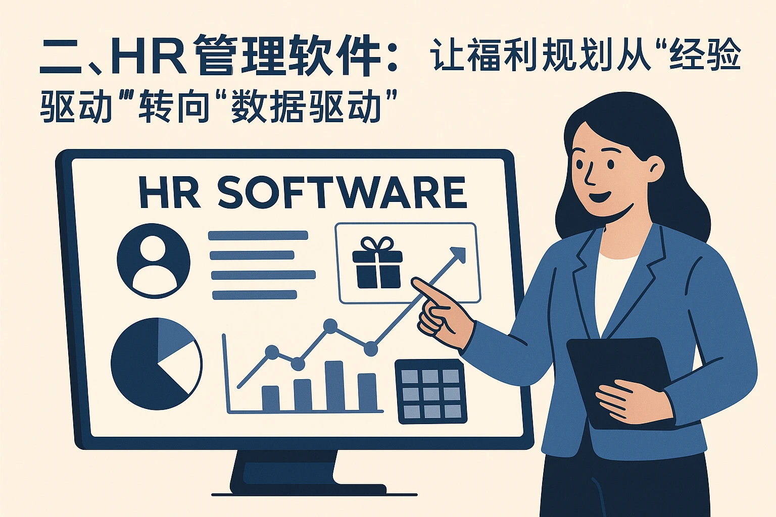 二、HR管理软件：让福利规划从“经验驱动”转向“数据驱动”