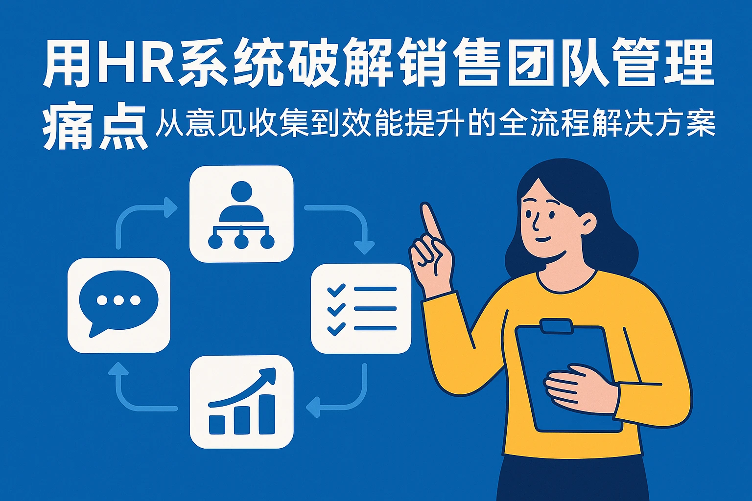 用HR系统破解销售团队管理痛点：从意见收集到效能提升的全流程解决方案