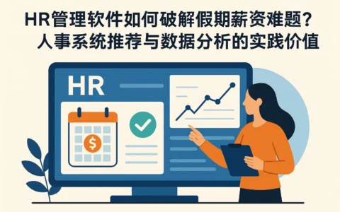 HR管理软件如何破解假期薪资难题？人事系统推荐与数据分析的实践价值