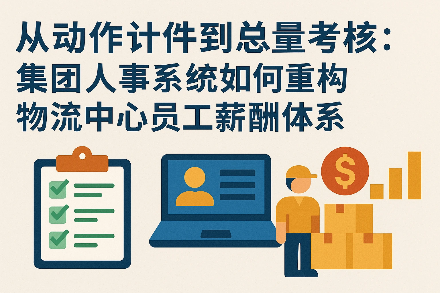 从动作计件到总量考核：集团人事系统如何重构物流中心员工薪酬体系