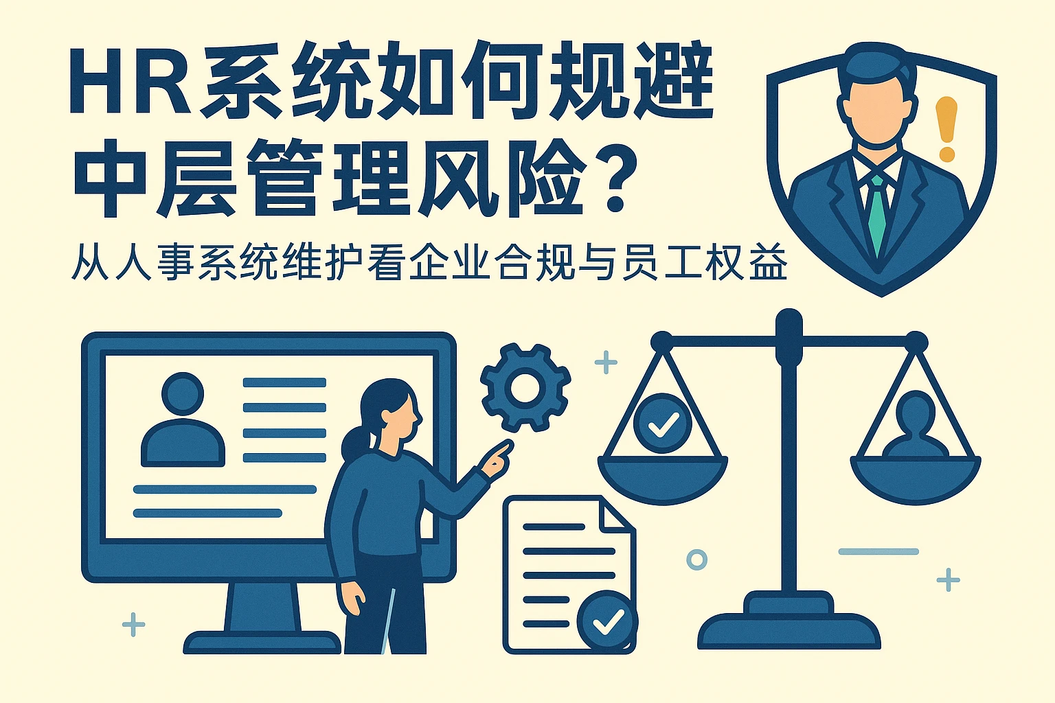 HR系统如何规避中层管理风险？从人事系统维护看企业合规与员工权益保护