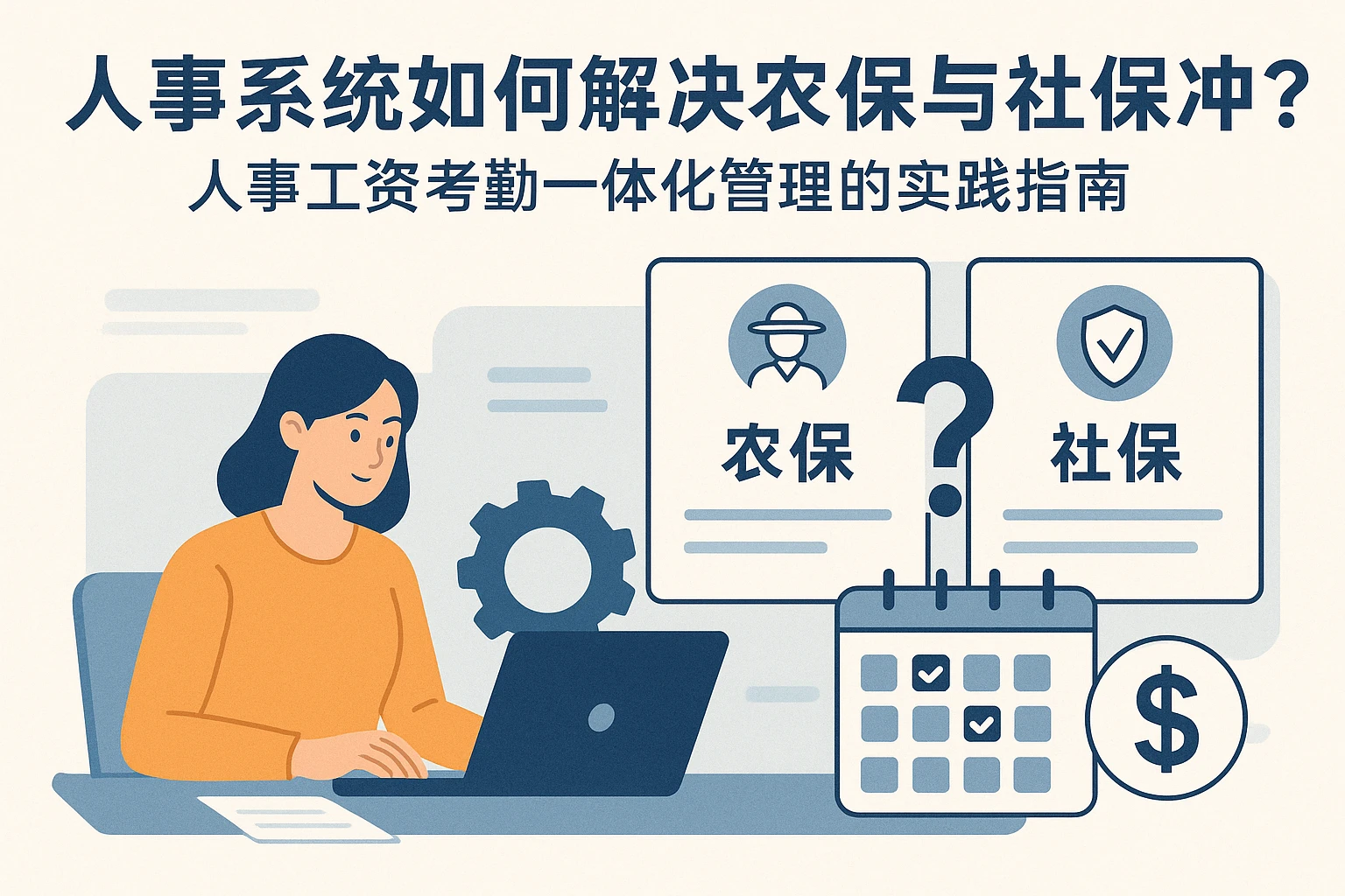 人事系统如何解决农保与社保冲突？人事工资考勤一体化管理的实践指南