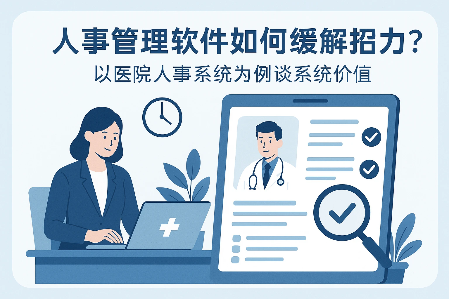 人事管理软件如何缓解招聘压力？以医院人事系统为例谈系统价值