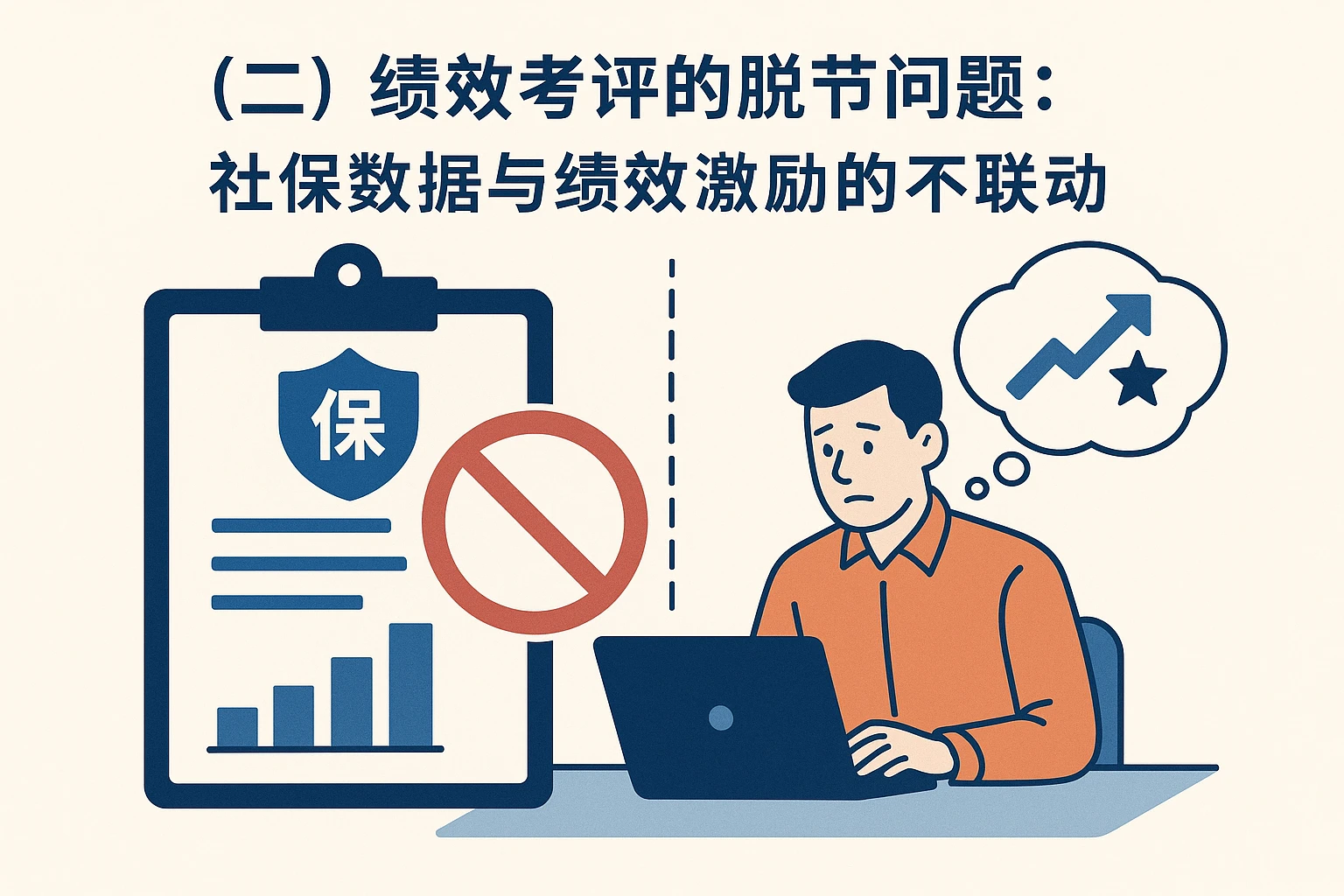 （二）绩效考评的脱节问题：社保数据与绩效激励的不联动