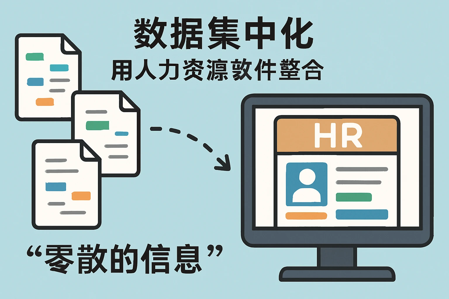 2. 数据集中化：用人力资源软件整合“零散的信息”