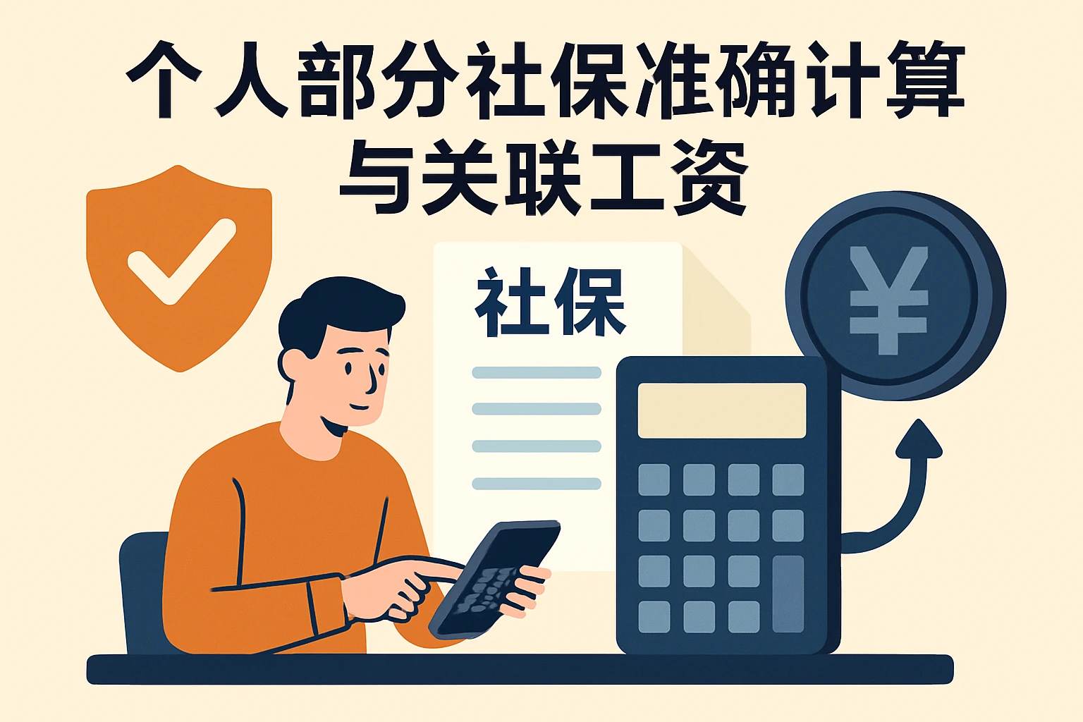 2. 个人部分社保准确计算与关联工资