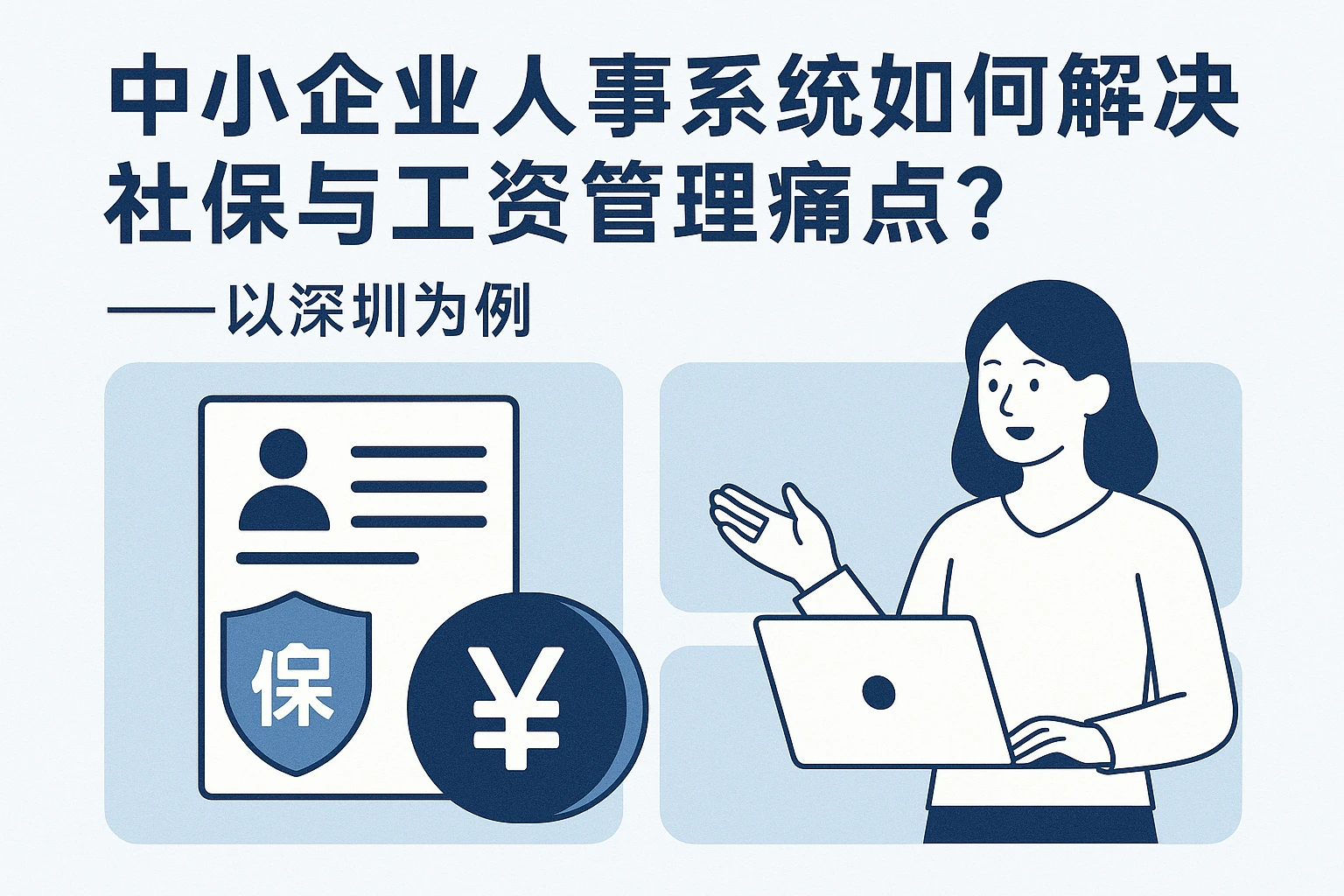 中小企业人事系统如何解决社保与工资管理痛点？——以深圳为例