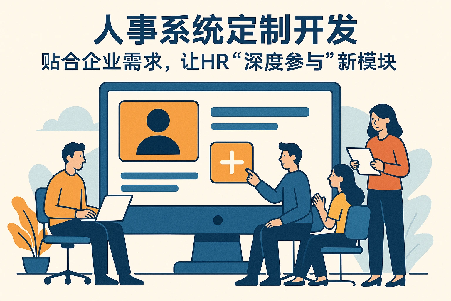 2. 人事系统定制开发：贴合企业需求，让HR“深度参与”新模块