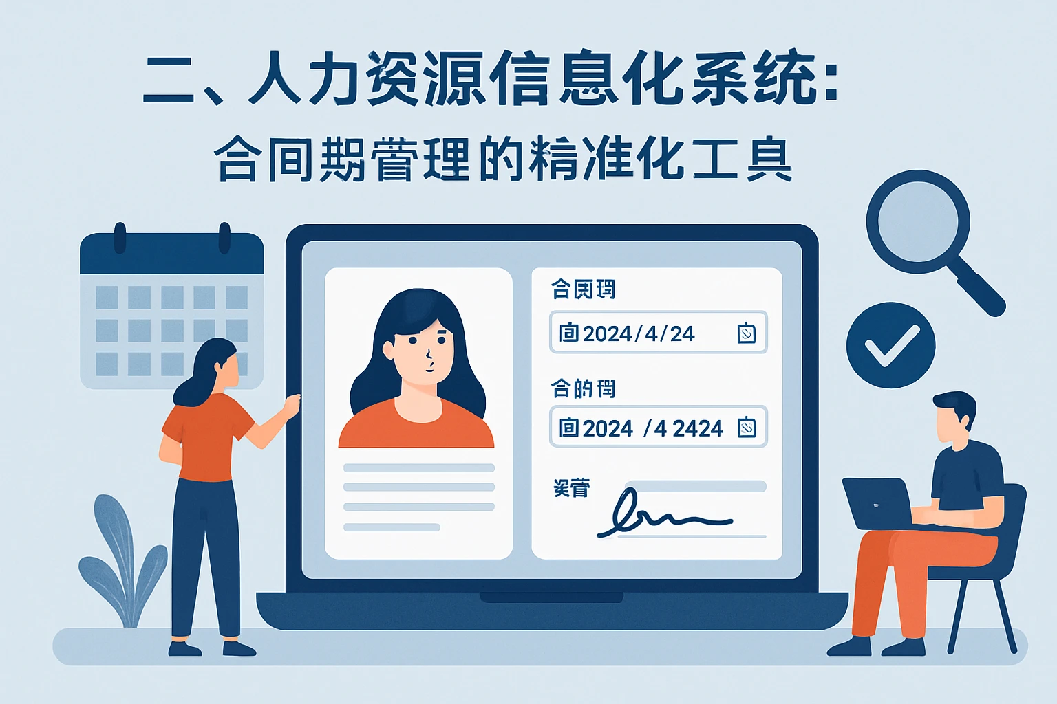 二、人力资源信息化系统：合同期管理的精准化工具