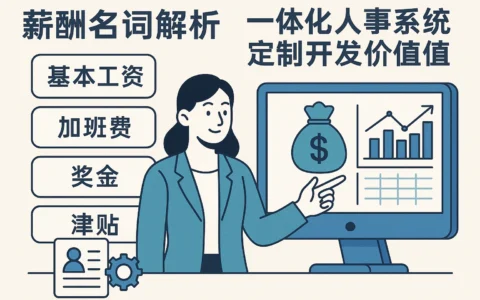 人力资源系统中的薪酬名词解析与一体化人事系统定制开发价值