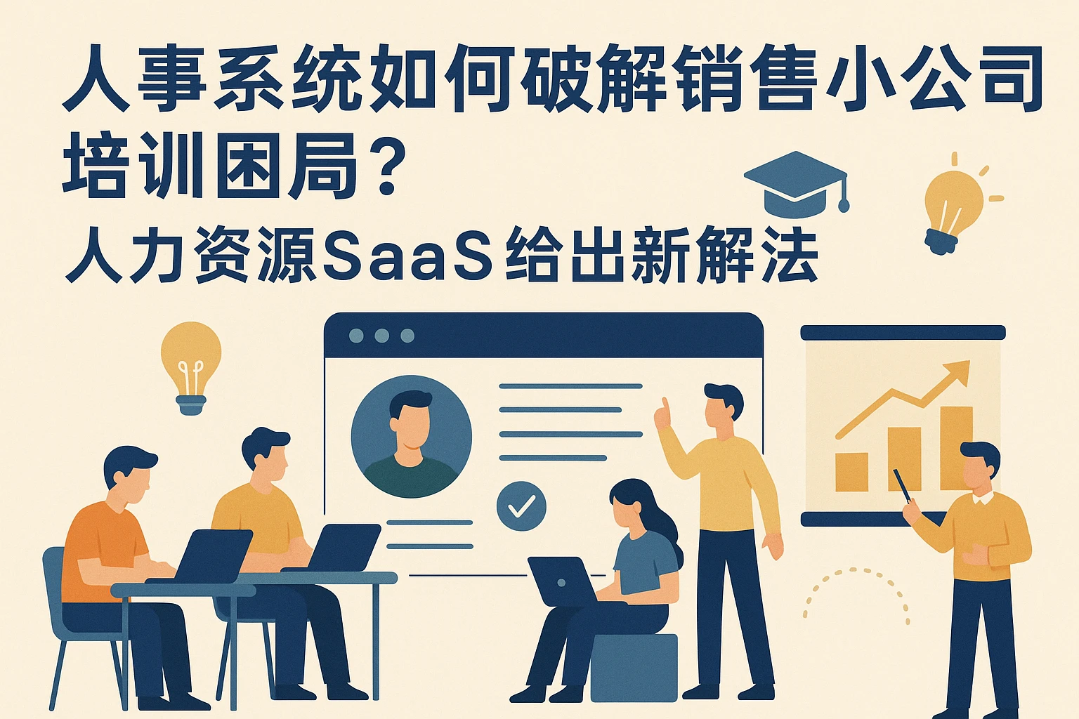 人事系统如何破解销售小公司培训困局？人力资源SaaS给出新解法