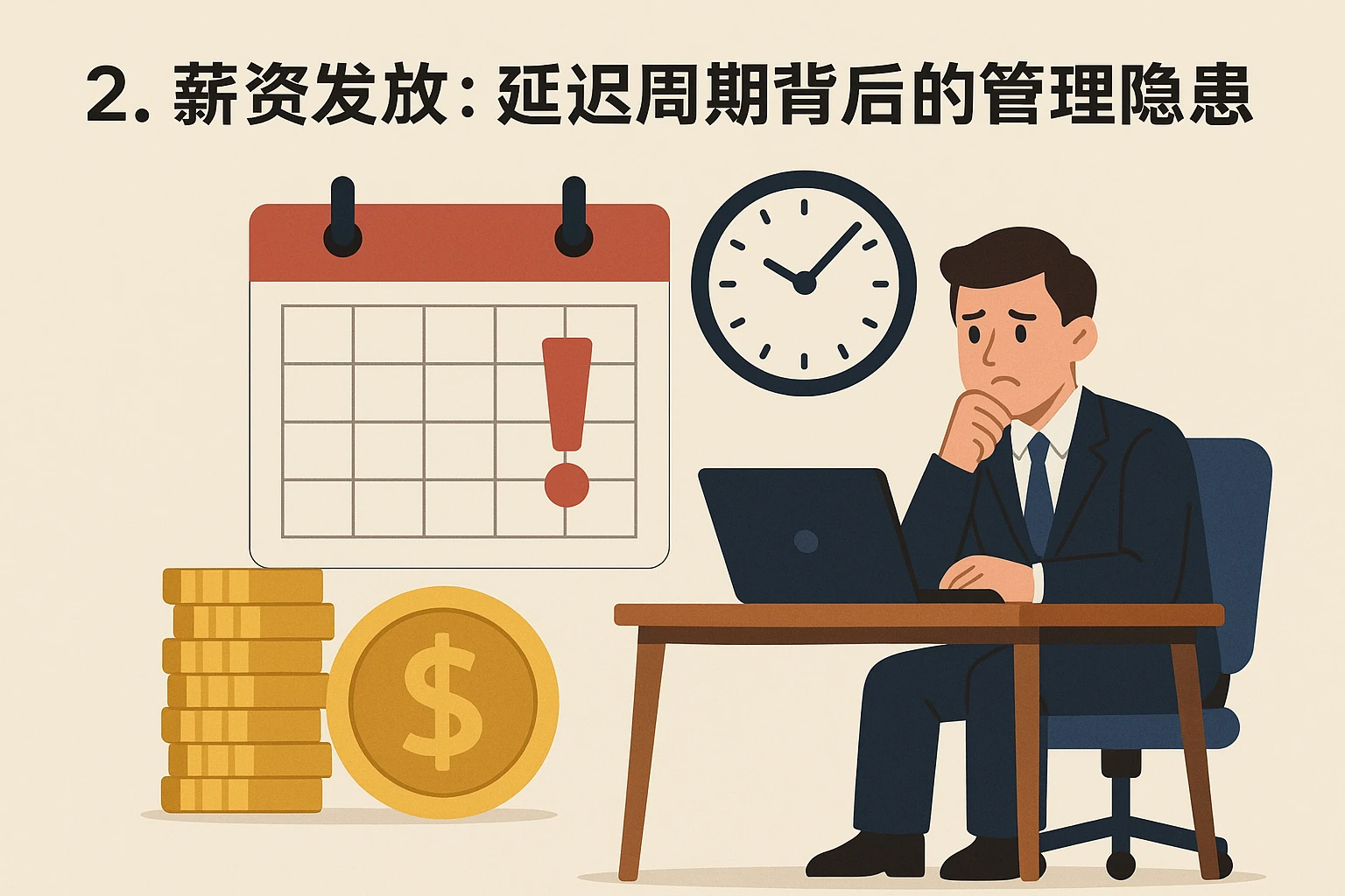 2. 薪资发放：延迟周期背后的管理隐患